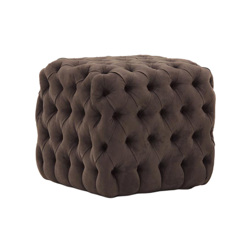 Deep Button Pouffe