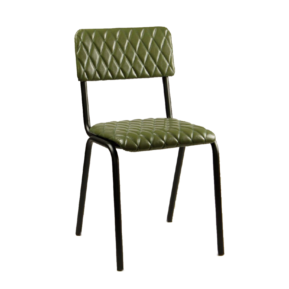 20231212 Style Matters Vintage Stacking Chair Quiled Diamond