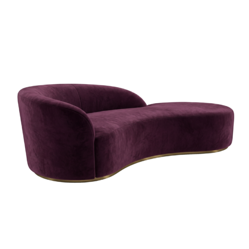 Bean Sofa with hidden or veneered plinth
