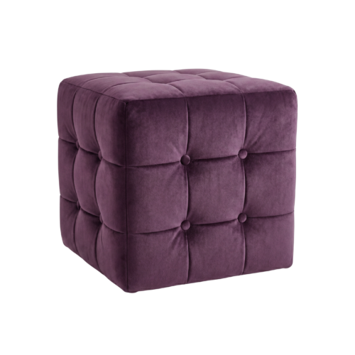 Button Cube Pouffe