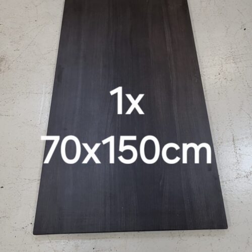 Black wood table top 1500 x 700mm