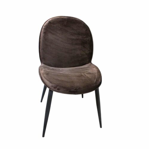 Brown Velvet Dining Chair, £20 X 1 In Stock