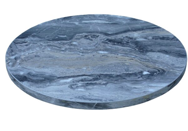 Marble laminate top with matching pvc edge
