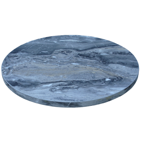 Marble laminate top with matching pvc edge