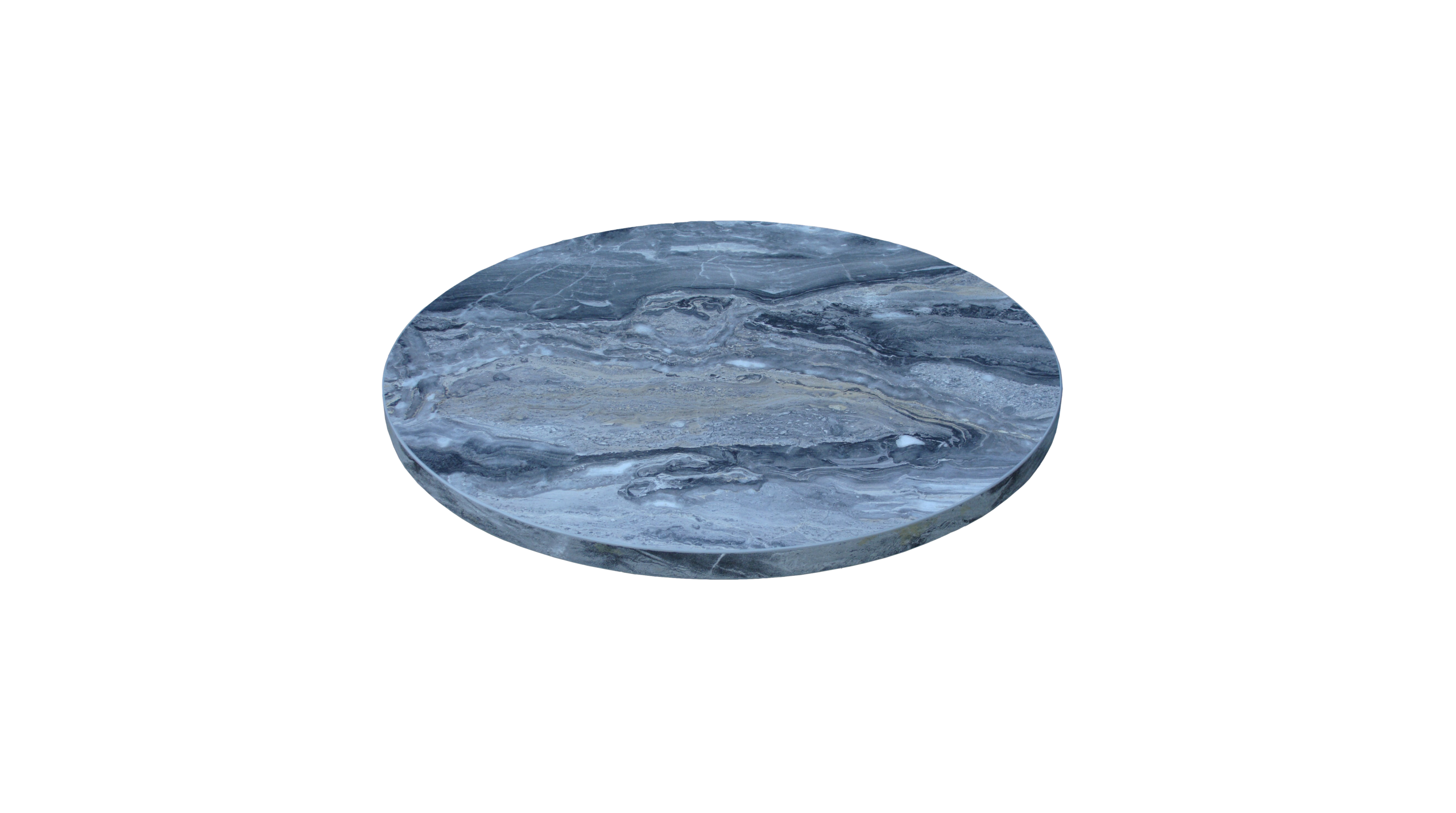 Marble laminate top with matching pvc edge