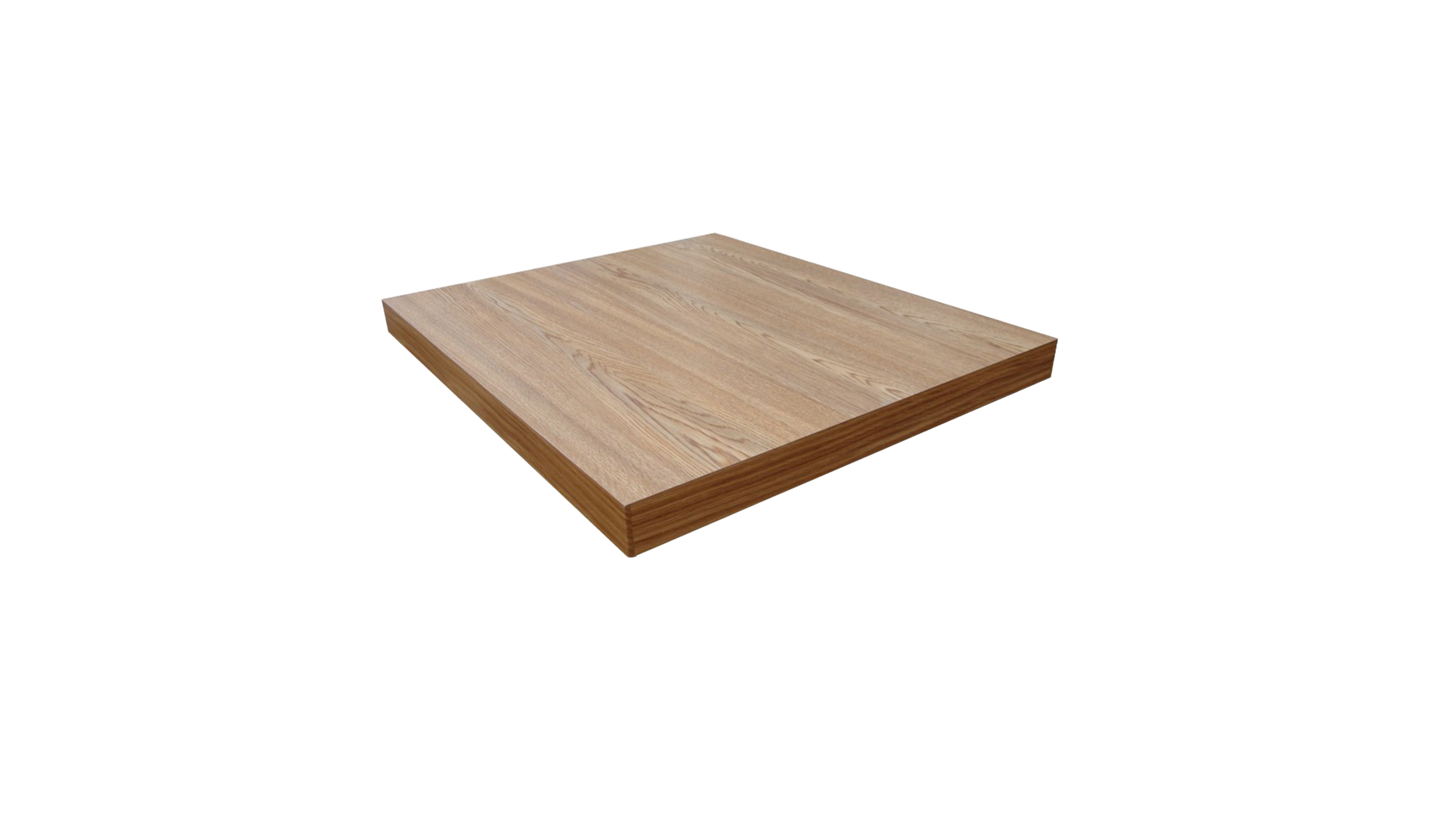 Realwood oak laminate with hardwood edge