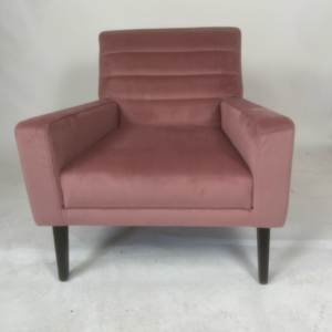 BLUSHED PINK ARMCHAIR X1, HARRIET CLEARANCE