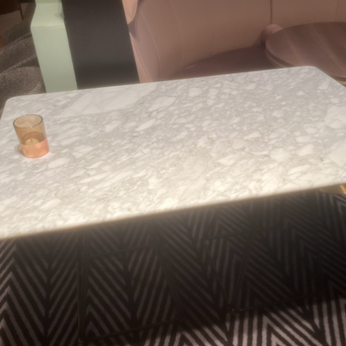 LONG MARBLE TABLE 3 X1, SHOWROOM CLEARANCE