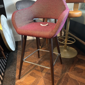 Pink Textured Bar Stool, £80 X1, SHOWROOM CLEARANCE
