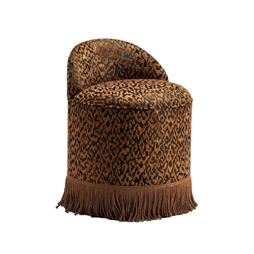 Fringed Savannah Stool Lounge Chair