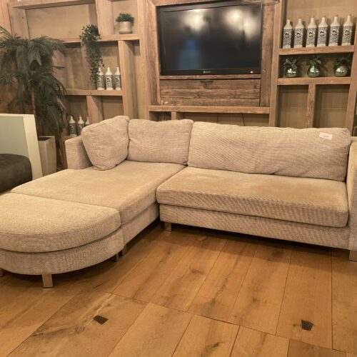 Bespoke Segmented Cream Sofa, X1 in stock