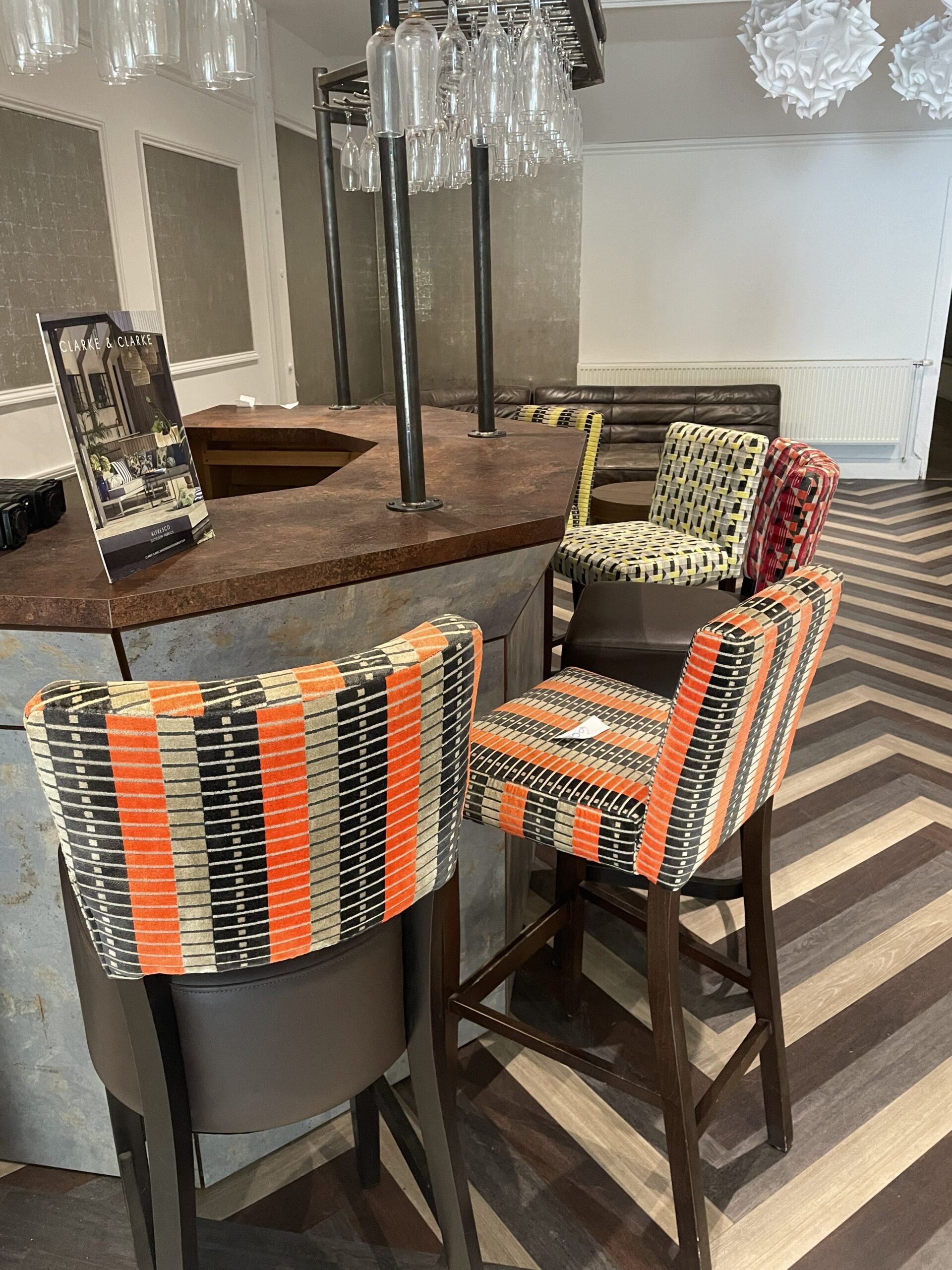 Bespoke Colourful Bar Stools, X5 in stock